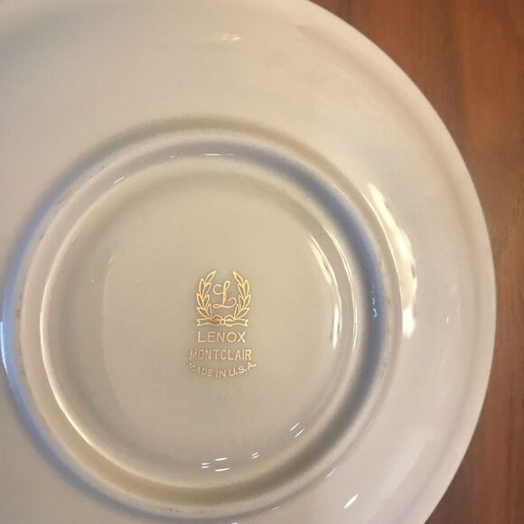 Lenox Montclair Footed Cup  and Saucer - Picture 5 of 5